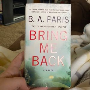 💗FINAL SALE💗 Bring Me Back book by B.A. Paris
